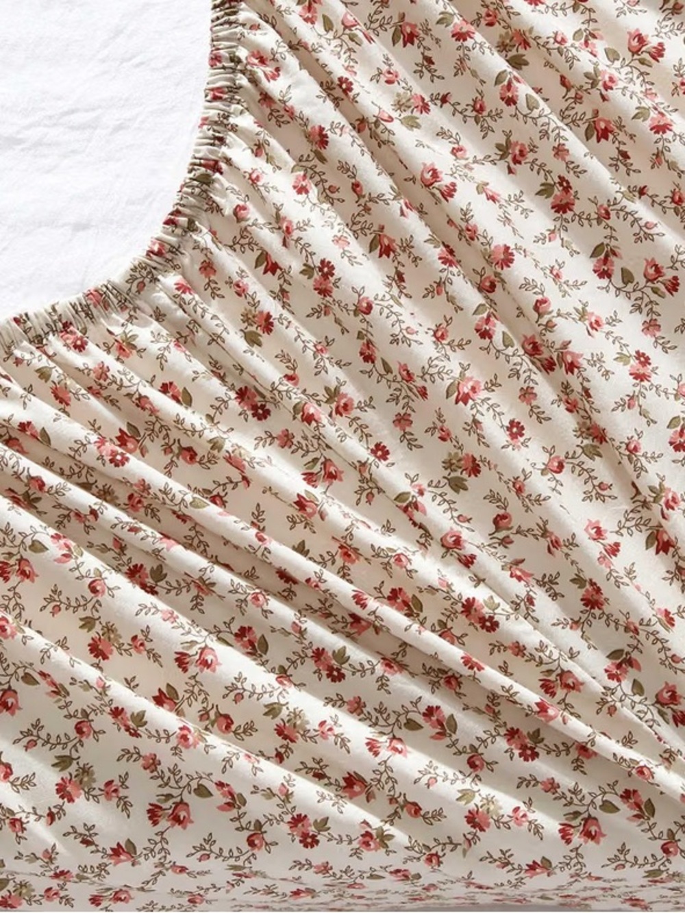 Laura Ashley Cream king Sheet Set Pink Floral sweet success pattern - Picture 4 of 7